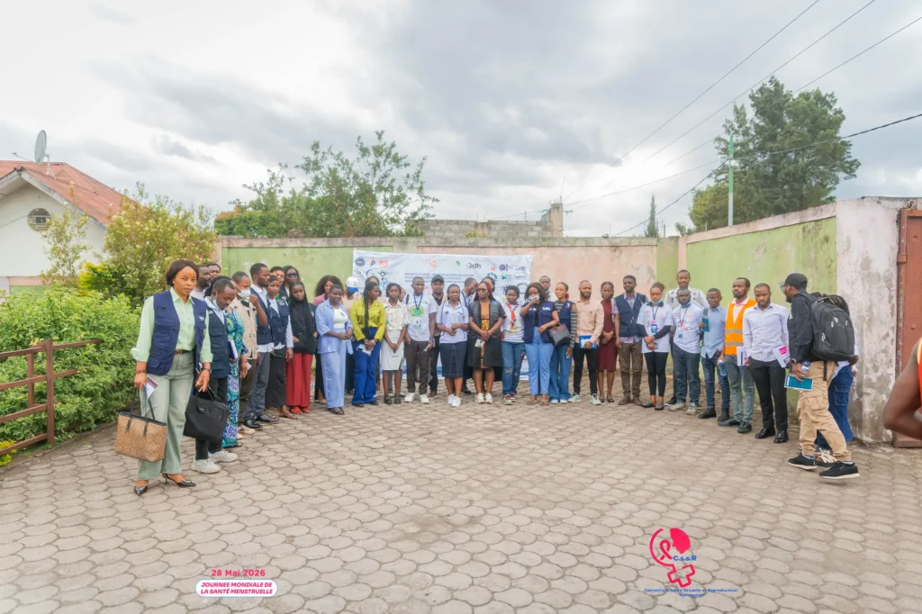 Participants à la journée de sensibilisation à la santé menstruelle